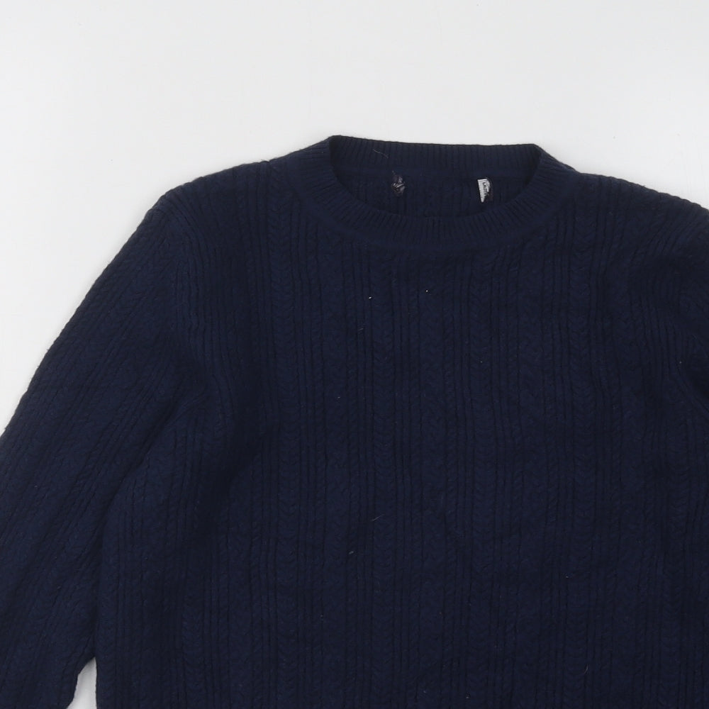 Womens UK Size 12 Marks and Spencer Blue Pullover Jumper