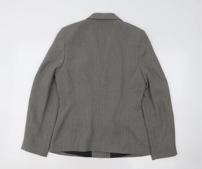 Womens UK Size 10 Essentials Grey Jacket