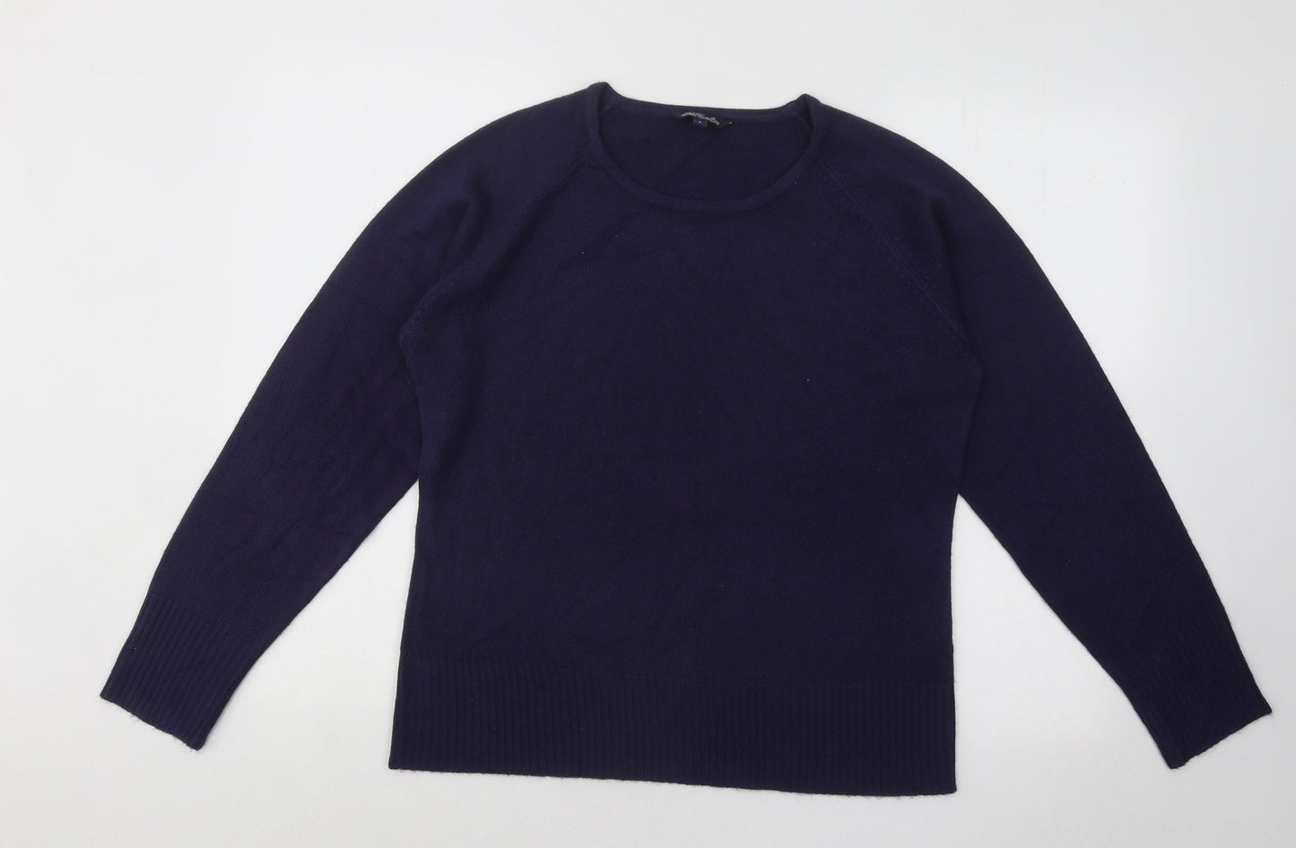 Womens UK Size L Sarah Hamilton Blue Pullover Jumper