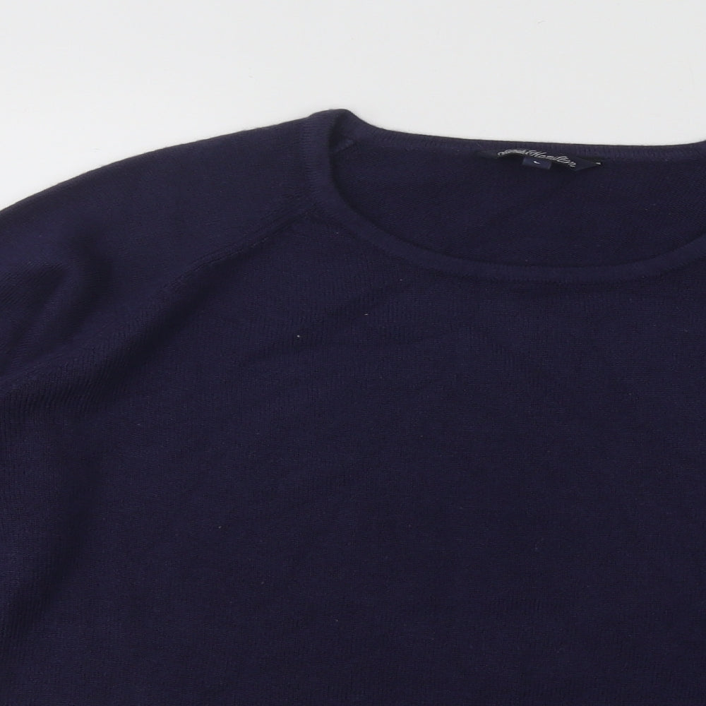 Womens UK Size L Sarah Hamilton Blue Pullover Jumper