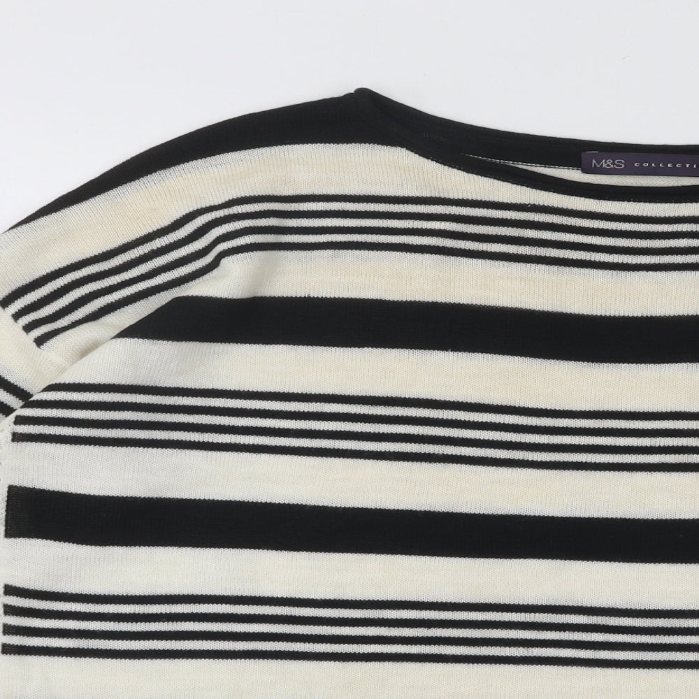 Womens UK Size 14 Marks and Spencer Black Pullover Jumper