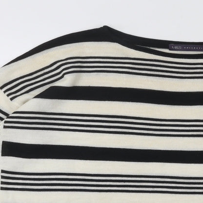 Womens UK Size 14 Marks and Spencer Black Pullover Jumper