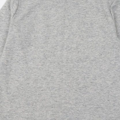 Peacocks Womens Grey Cotton Pullover Sweatshirt Size 12 Pullover - Live Life Take Risks