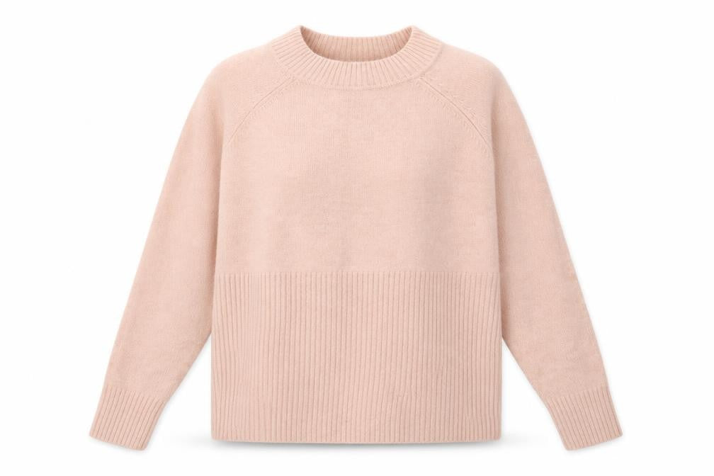 Womens UK Size 10 Nutmeg Pink Pullover Jumper