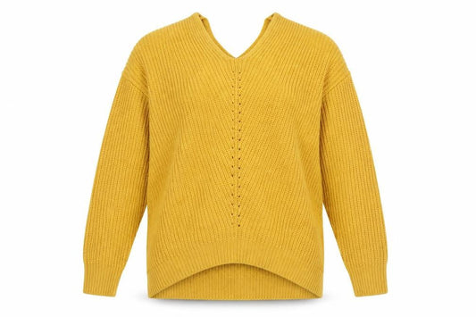 Womens UK Size S New Look Yellow Pullover Jumper