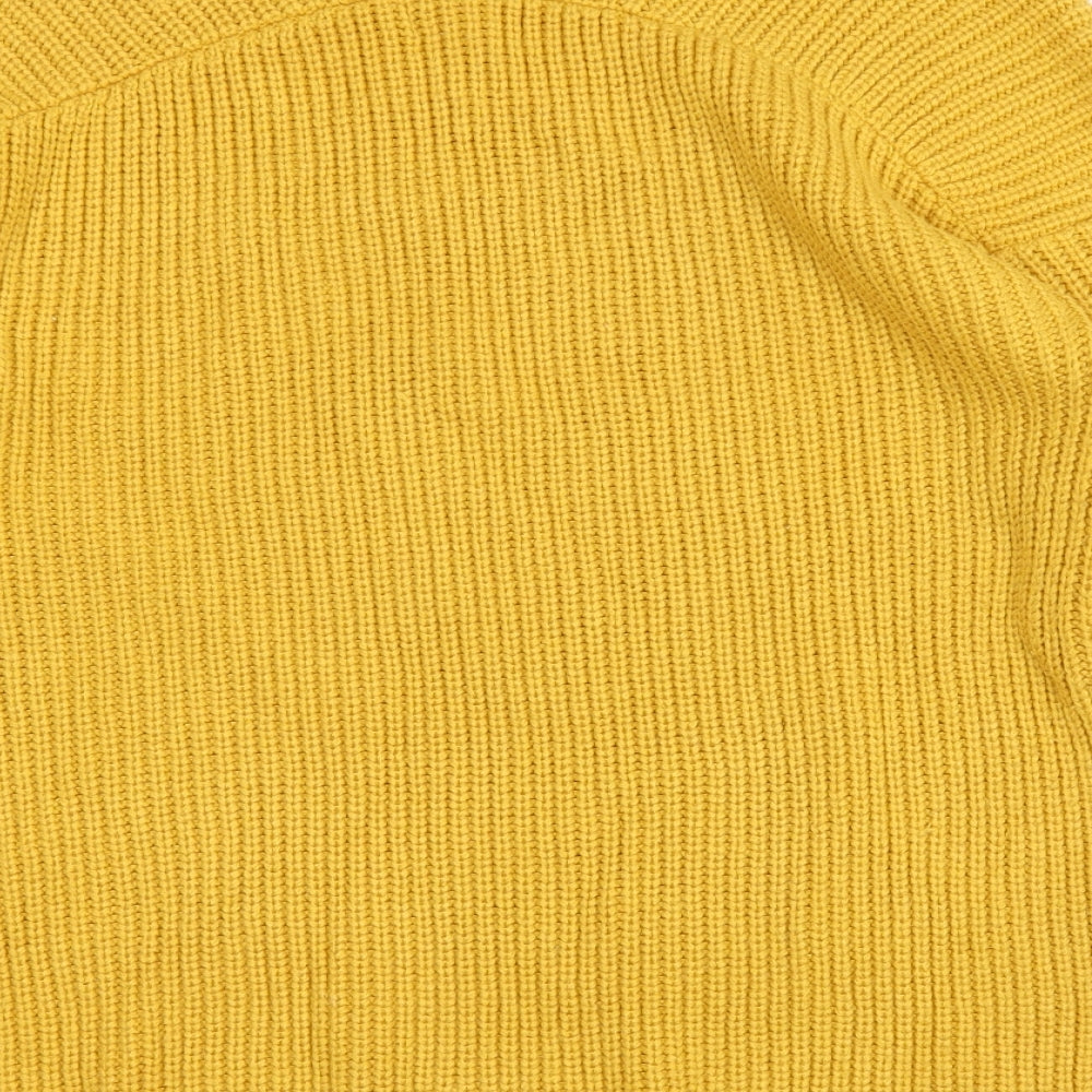 Womens UK Size S New Look Yellow Pullover Jumper
