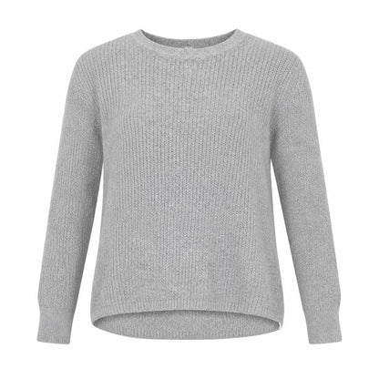 Womens UK Size L Preworn Grey Pullover Jumper