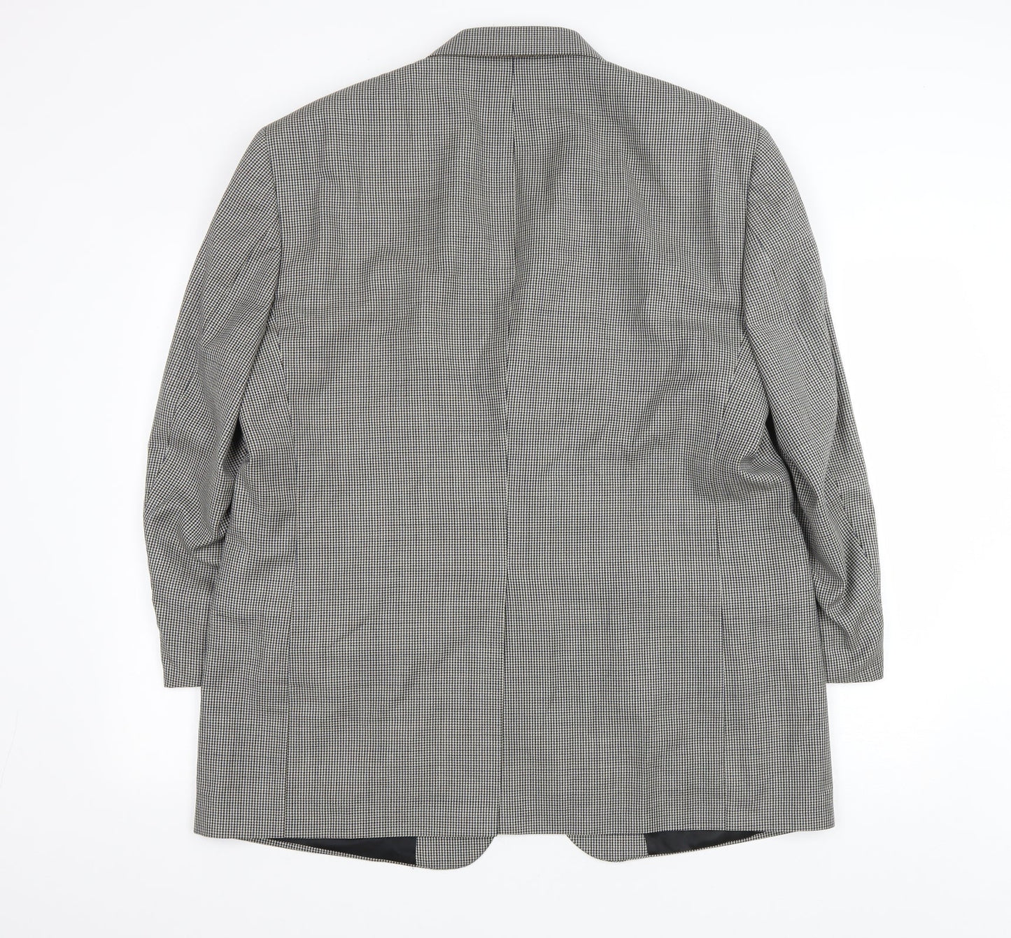Stafford Mens Multicoloured Houndstooth Polyester Jacket Blazer Size 42
