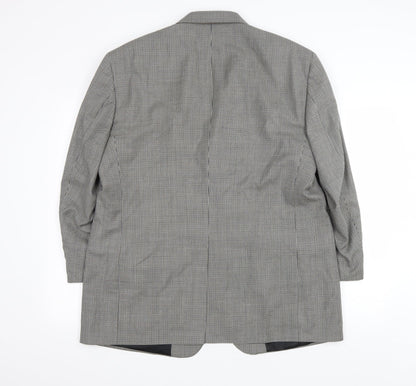 Stafford Mens Multicoloured Houndstooth Polyester Jacket Blazer Size 42