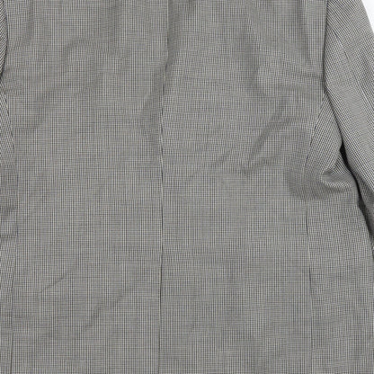 Stafford Mens Multicoloured Houndstooth Polyester Jacket Blazer Size 42