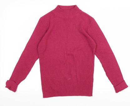 Womens UK Size 10 Preworn Purple Pullover Jumper