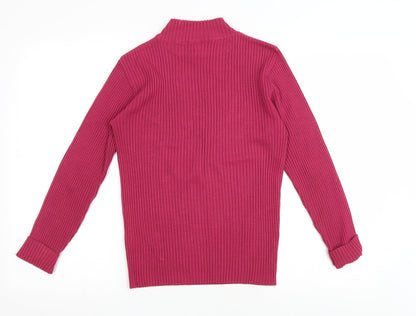 Womens UK Size 10 Preworn Purple Pullover Jumper