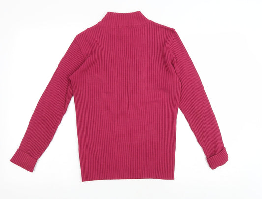 Womens UK Size 10 Preworn Purple Pullover Jumper