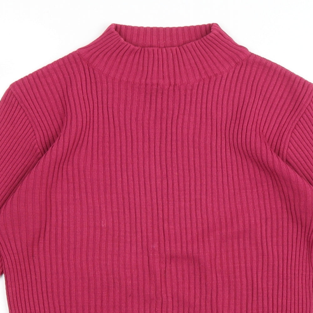 Womens UK Size 10 Preworn Purple Pullover Jumper