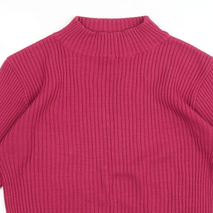 Womens UK Size 10 Preworn Purple Pullover Jumper