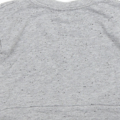 George Baby Grey Polyester Pullover T-Shirt Size 12-18 Months Round Neck Pullover - Not now. Maybe Tomorrow