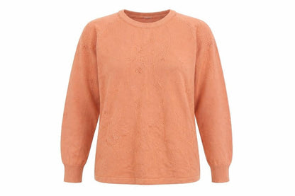 Womens UK Size S Country Casuals Orange Pullover Jumper