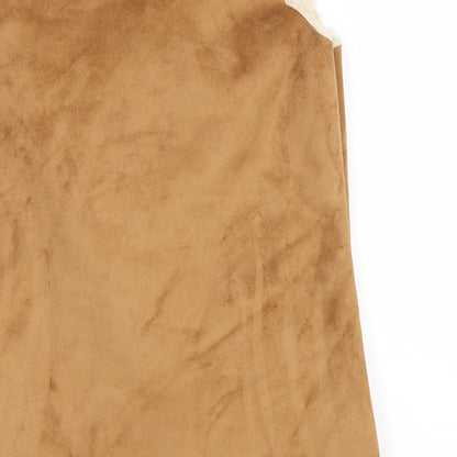 George Womens Brown Jacket Size 12 Tie