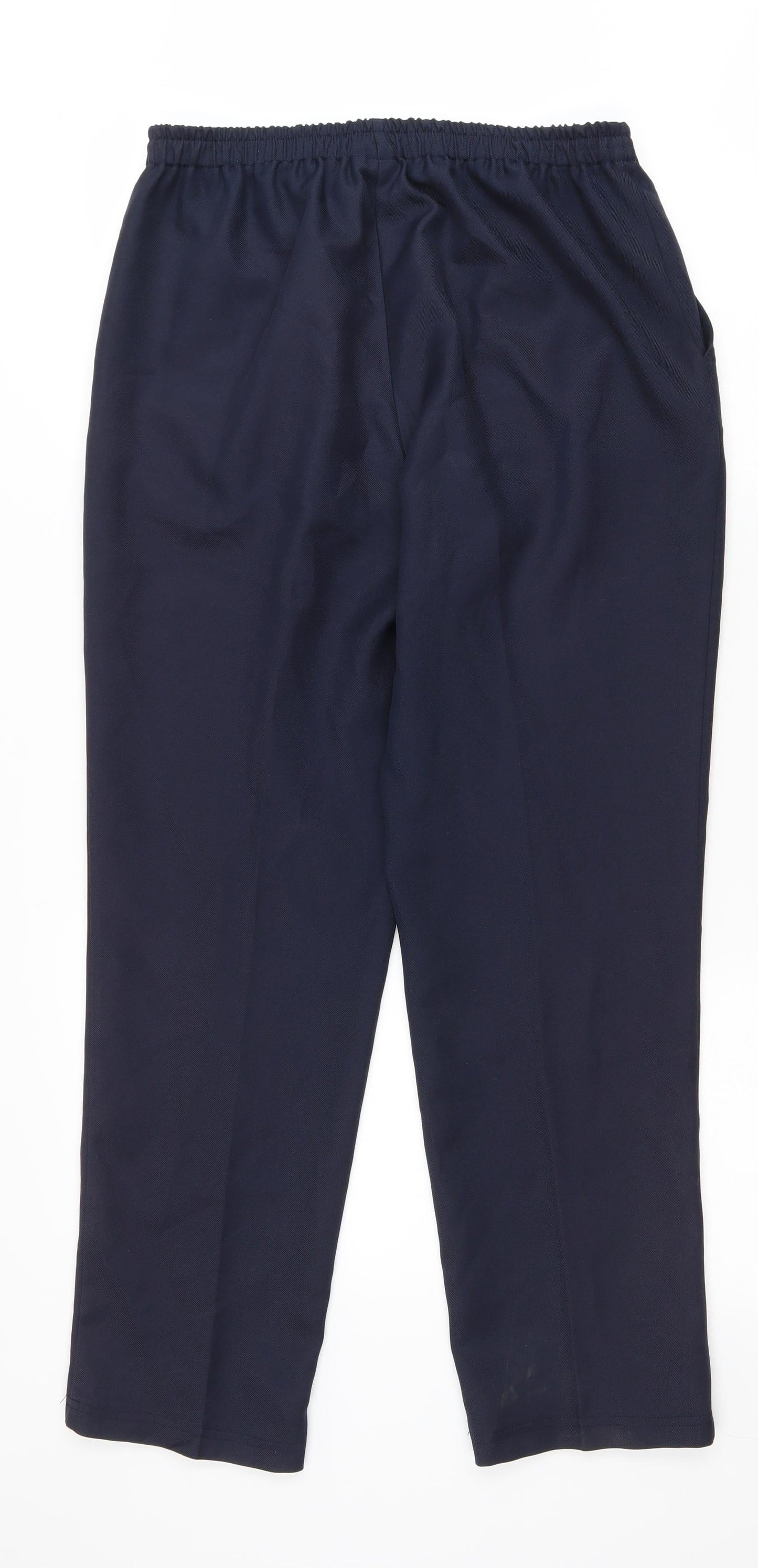 Womens UK Size 12 Damart Regular Fit  Blue Trousers