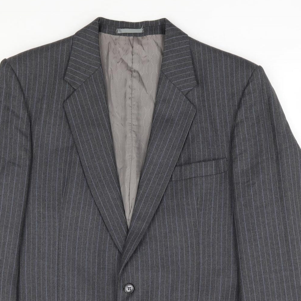 Mens UK Size 40 Hepworths Regular Grey Suit Jacket