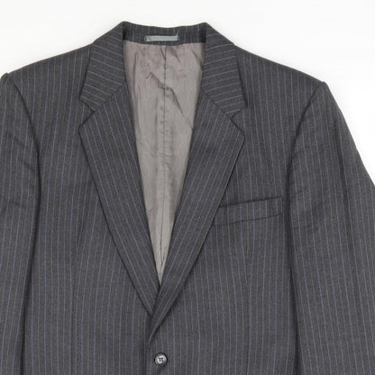 Mens UK Size 40 Hepworths Regular Grey Suit Jacket