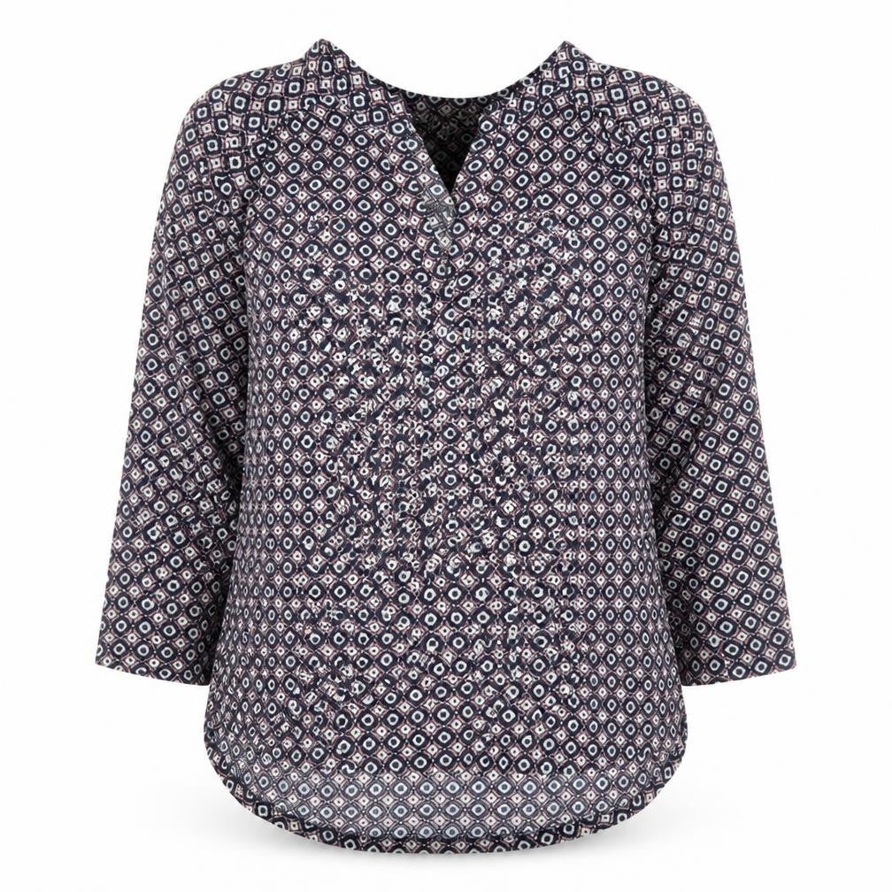 Womens UK Size S H&M Blue Basic Blouse