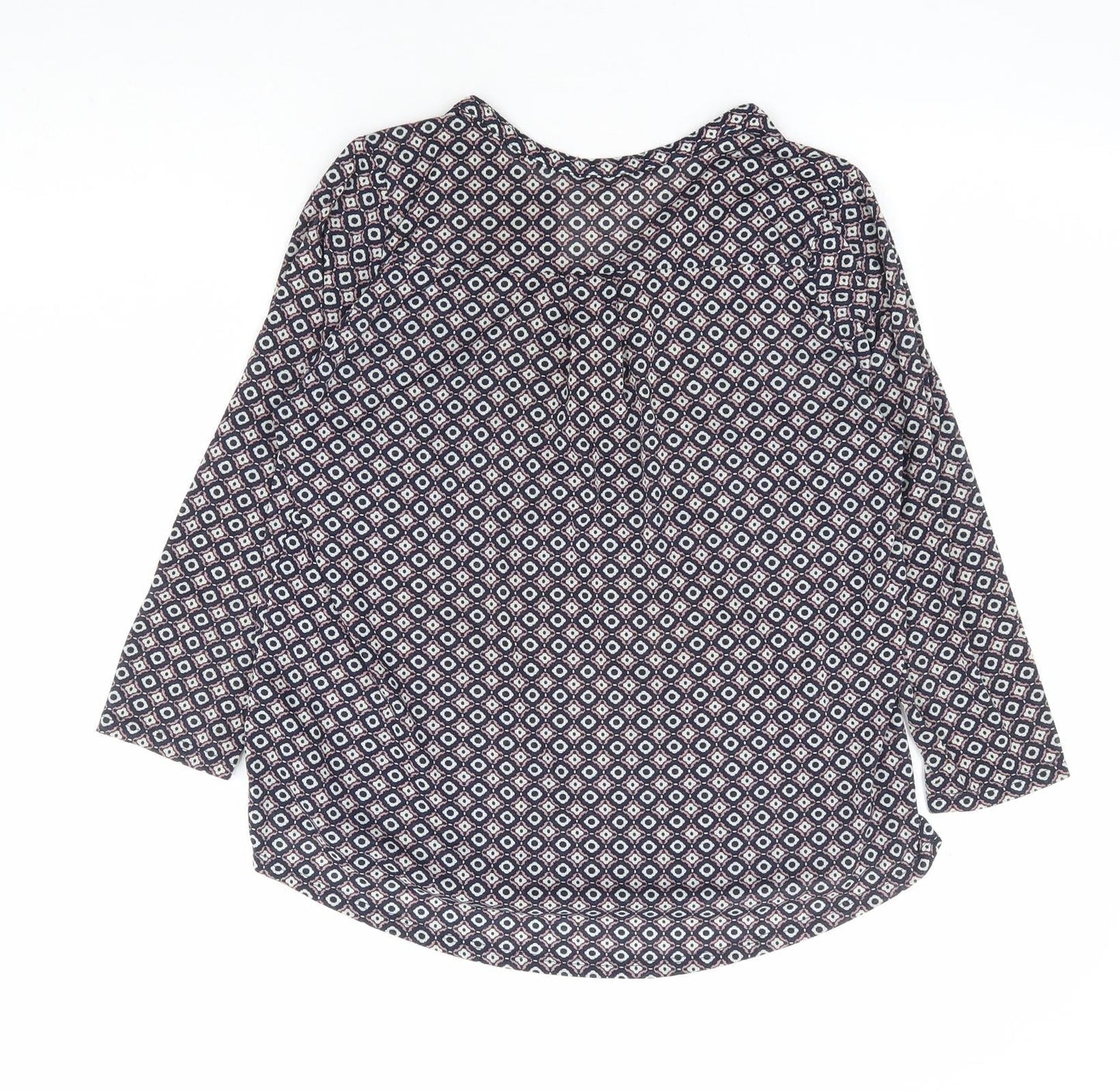 Womens UK Size S H&M Blue Basic Blouse