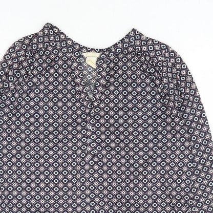Womens UK Size S H&M Blue Basic Blouse