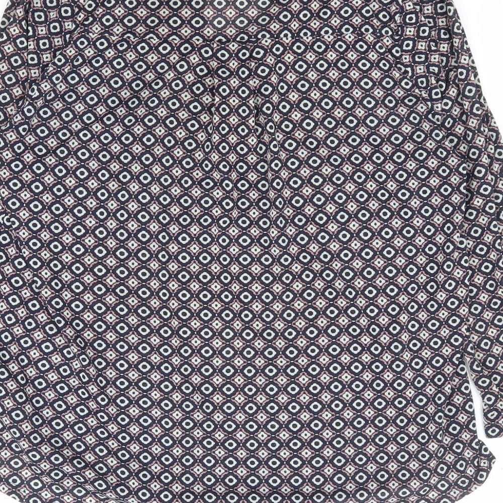 Womens UK Size S H&M Blue Basic Blouse