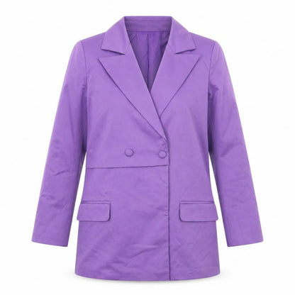extro&vert Womens Purple Jacket Size 10 Button