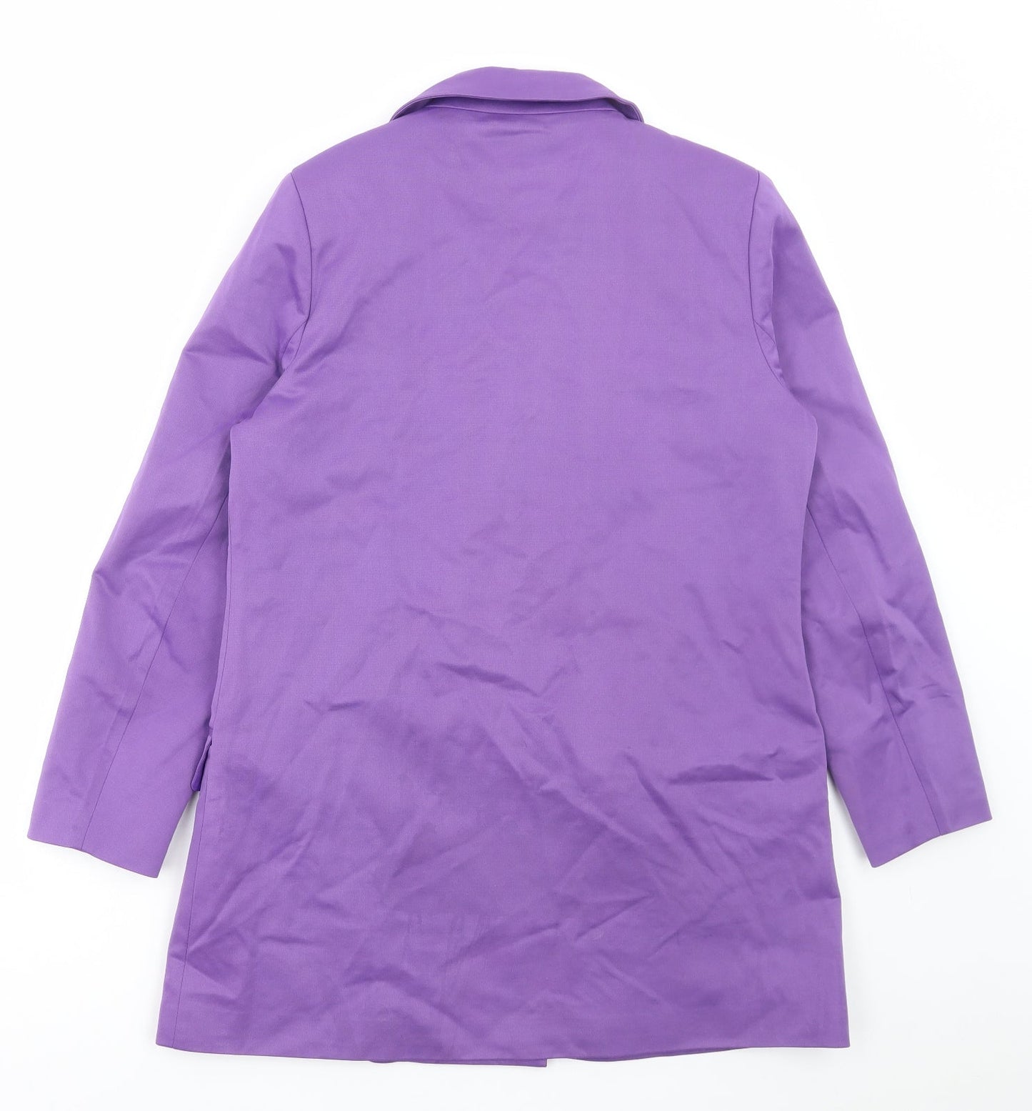 extro&vert Womens Purple Jacket Size 10 Button