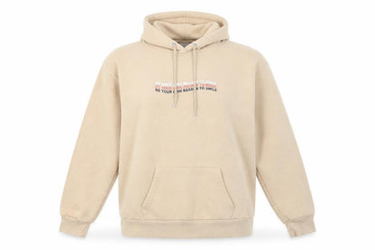 Primark Womens Beige Cotton Pullover Hoodie Size M Pullover - Be your own reason to smile