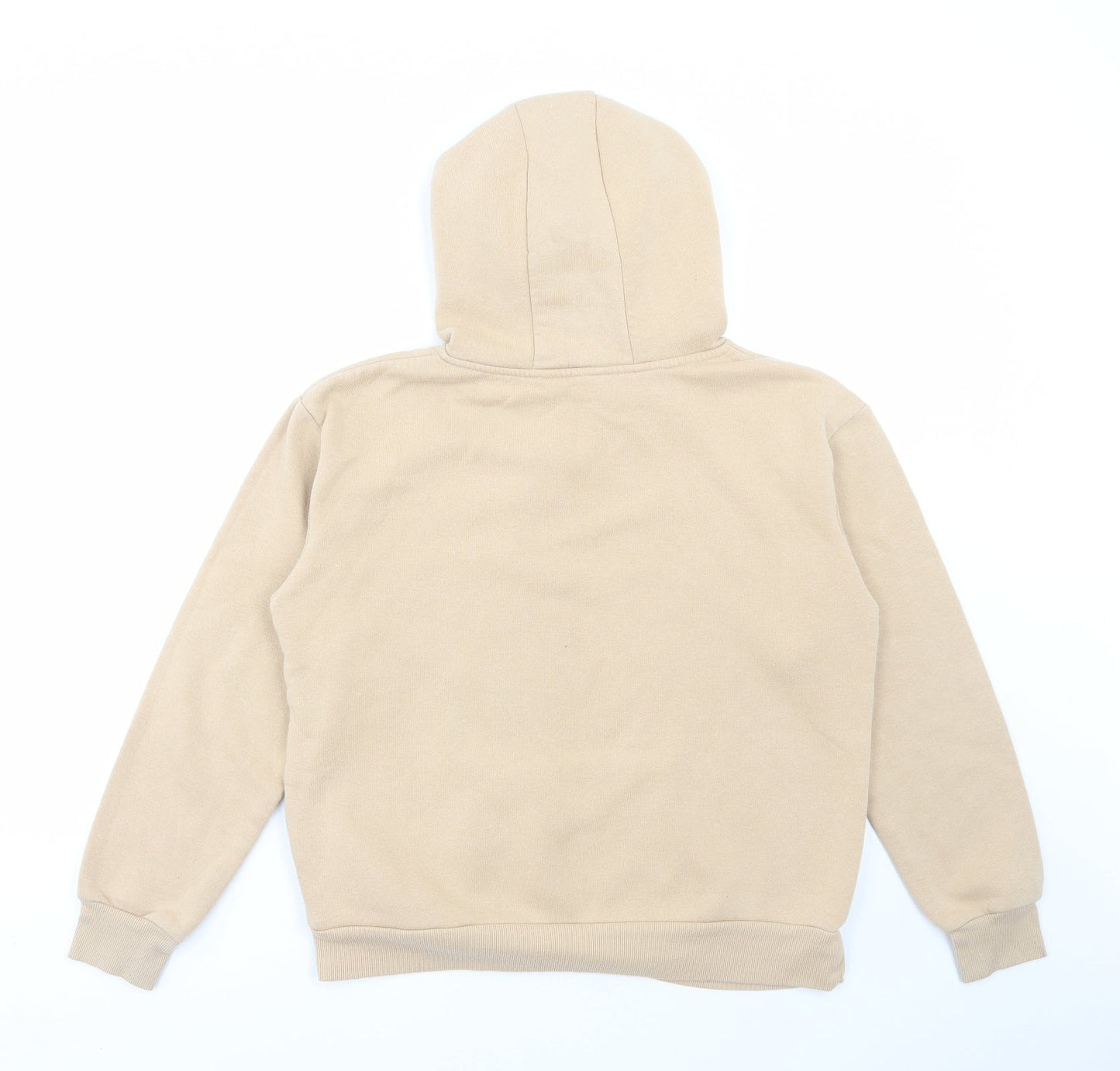 Primark Womens Beige Cotton Pullover Hoodie Size M Pullover - Be your own reason to smile