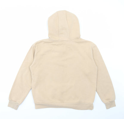 Primark Womens Beige Cotton Pullover Hoodie Size M Pullover - Be your own reason to smile