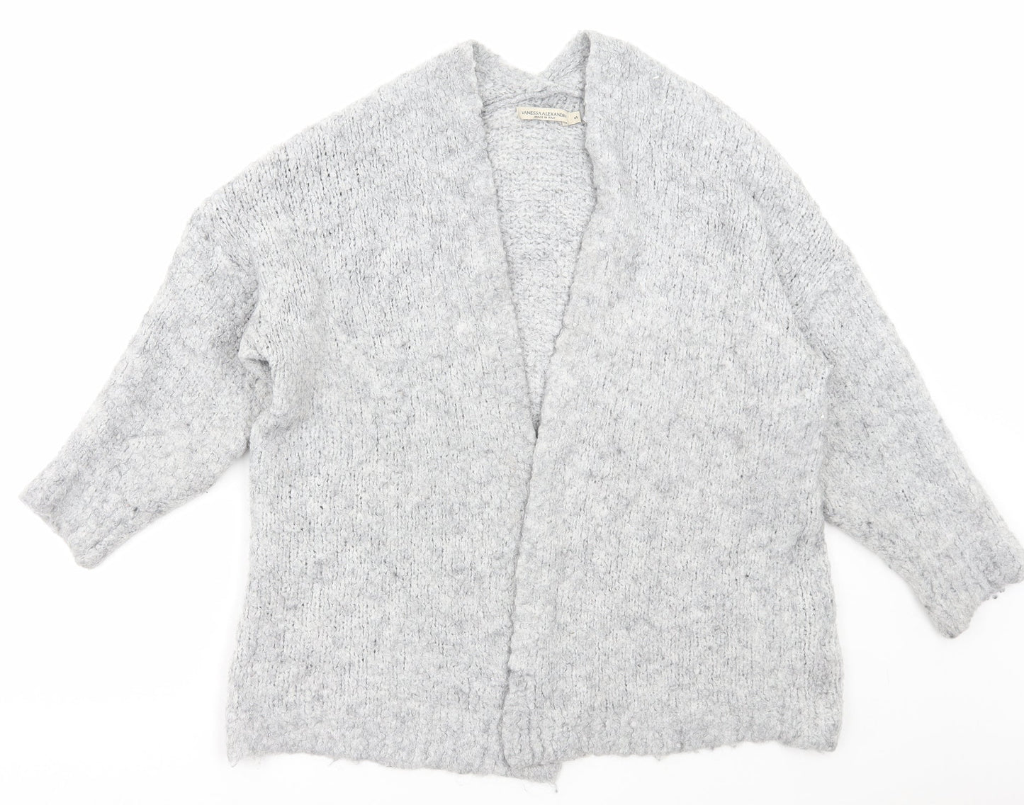 Womens UK Size S Vanessa Alexandra Grey Cardigan Jumper