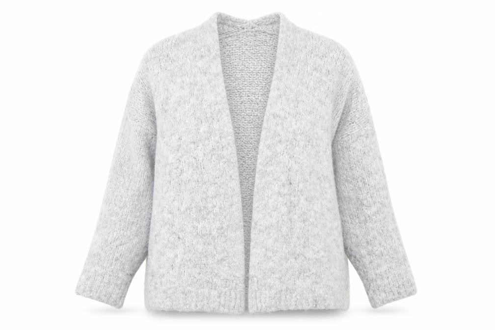 Womens UK Size S Vanessa Alexandra Grey Cardigan Jumper