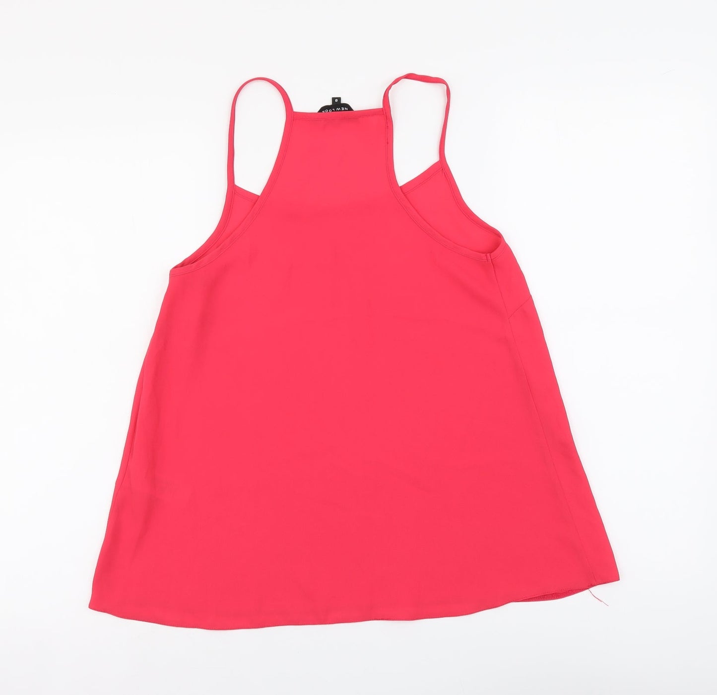 Womens UK Size 8 New Look Pink Camisole Blouse