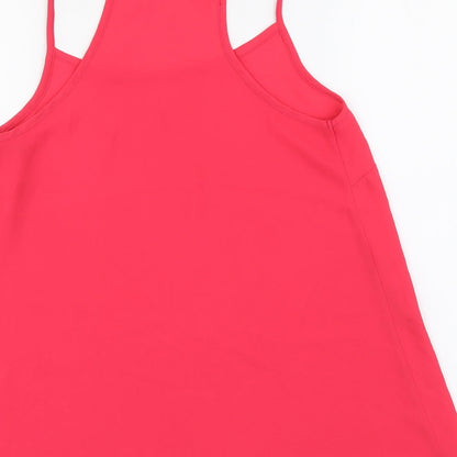 Womens UK Size 8 New Look Pink Camisole Blouse