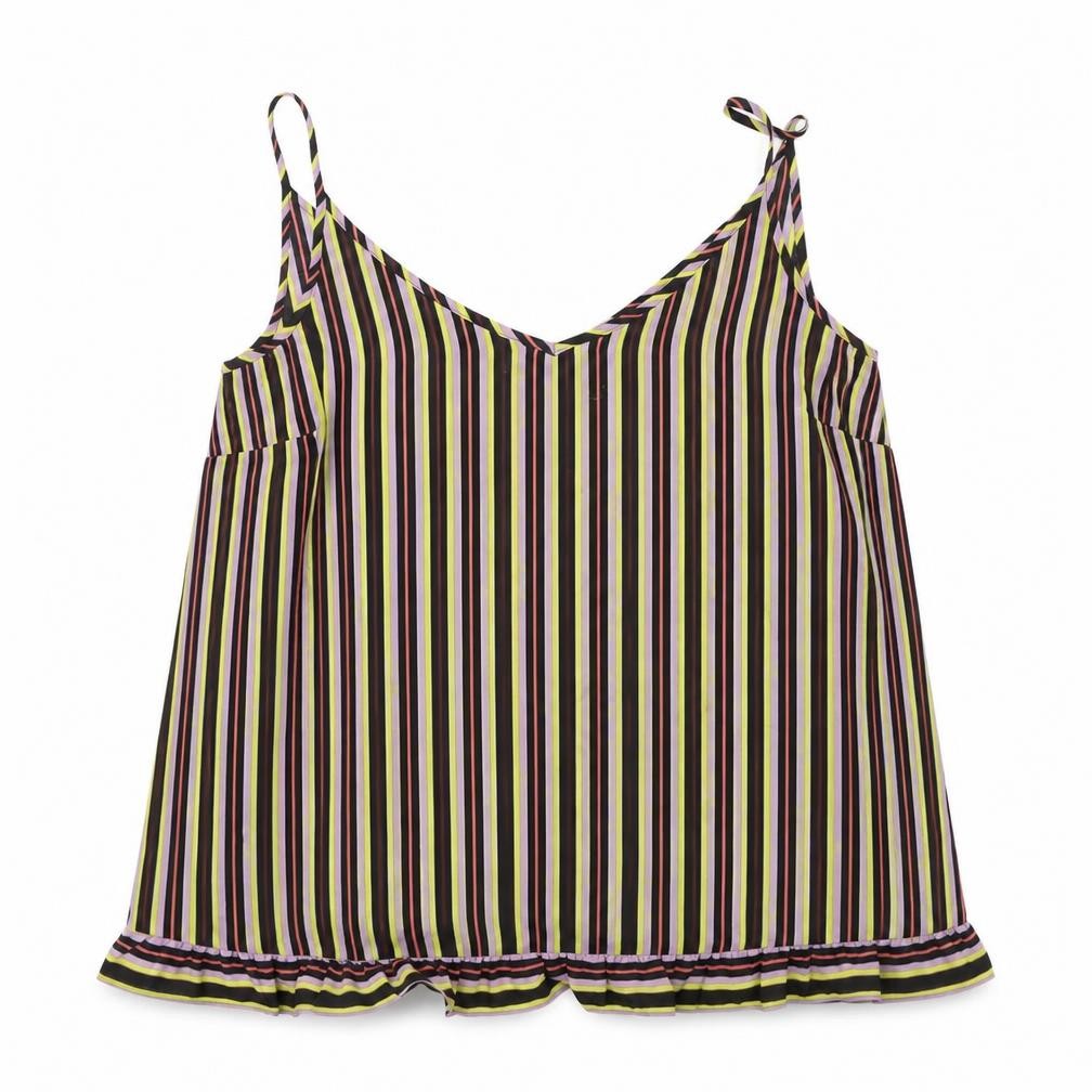 Womens UK Size 12 Papaya Multicoloured Camisole Tank
