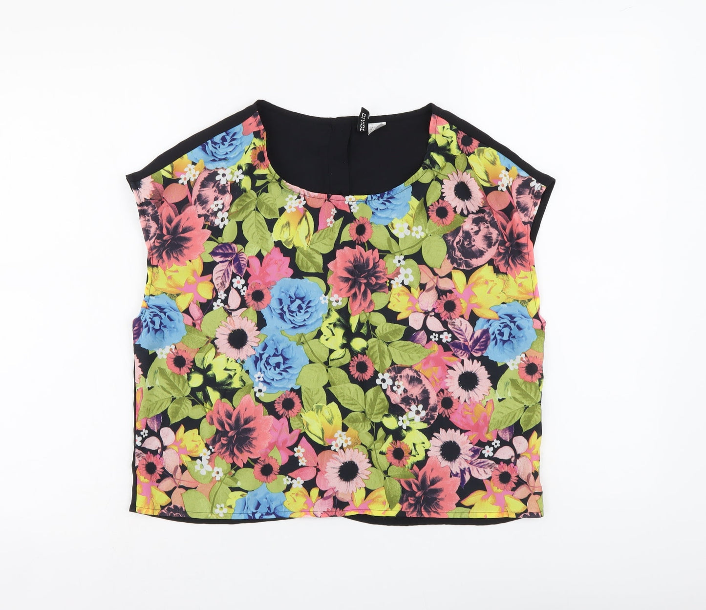 Womens UK Size XS H&M Multicoloured Basic Blouse