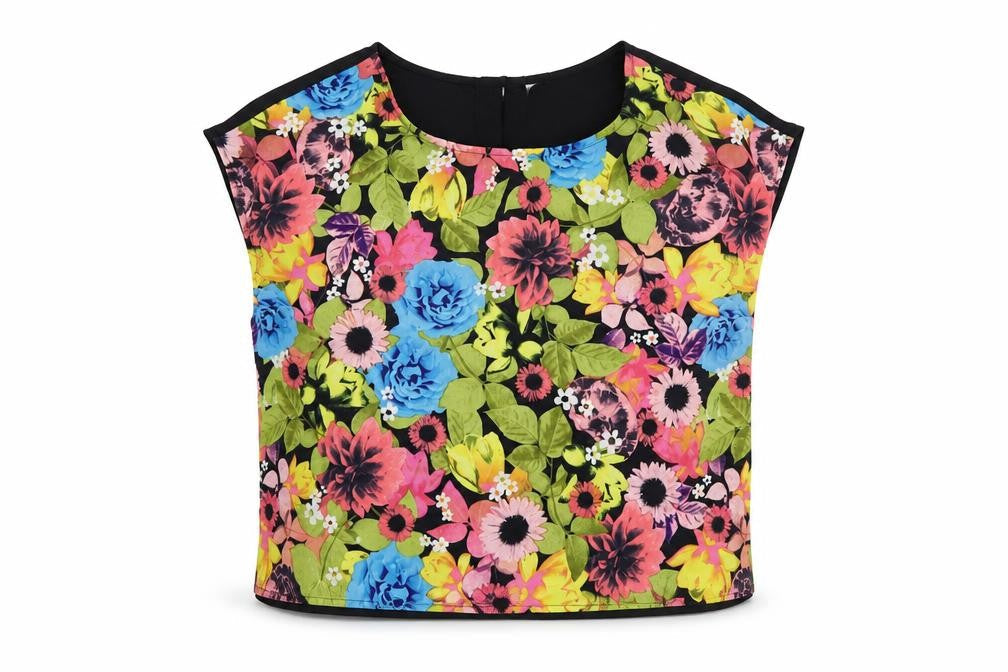 Womens UK Size XS H&M Multicoloured Basic Blouse