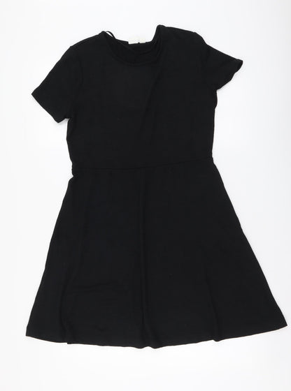 Gap Womens Black Polyester A-Line Size M Round Neck Pullover