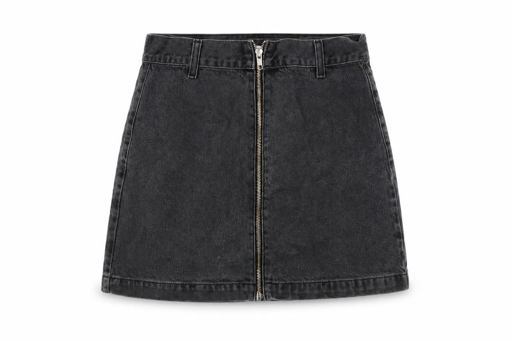 Womens UK Size 10 Topshop A-Line Denim Skirt