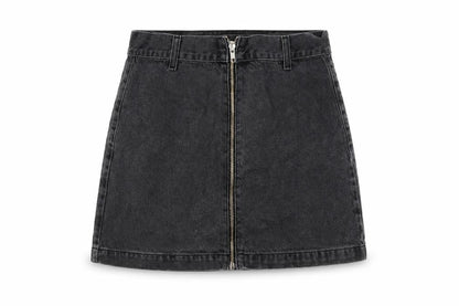 Womens UK Size 10 Topshop A-Line Denim Skirt
