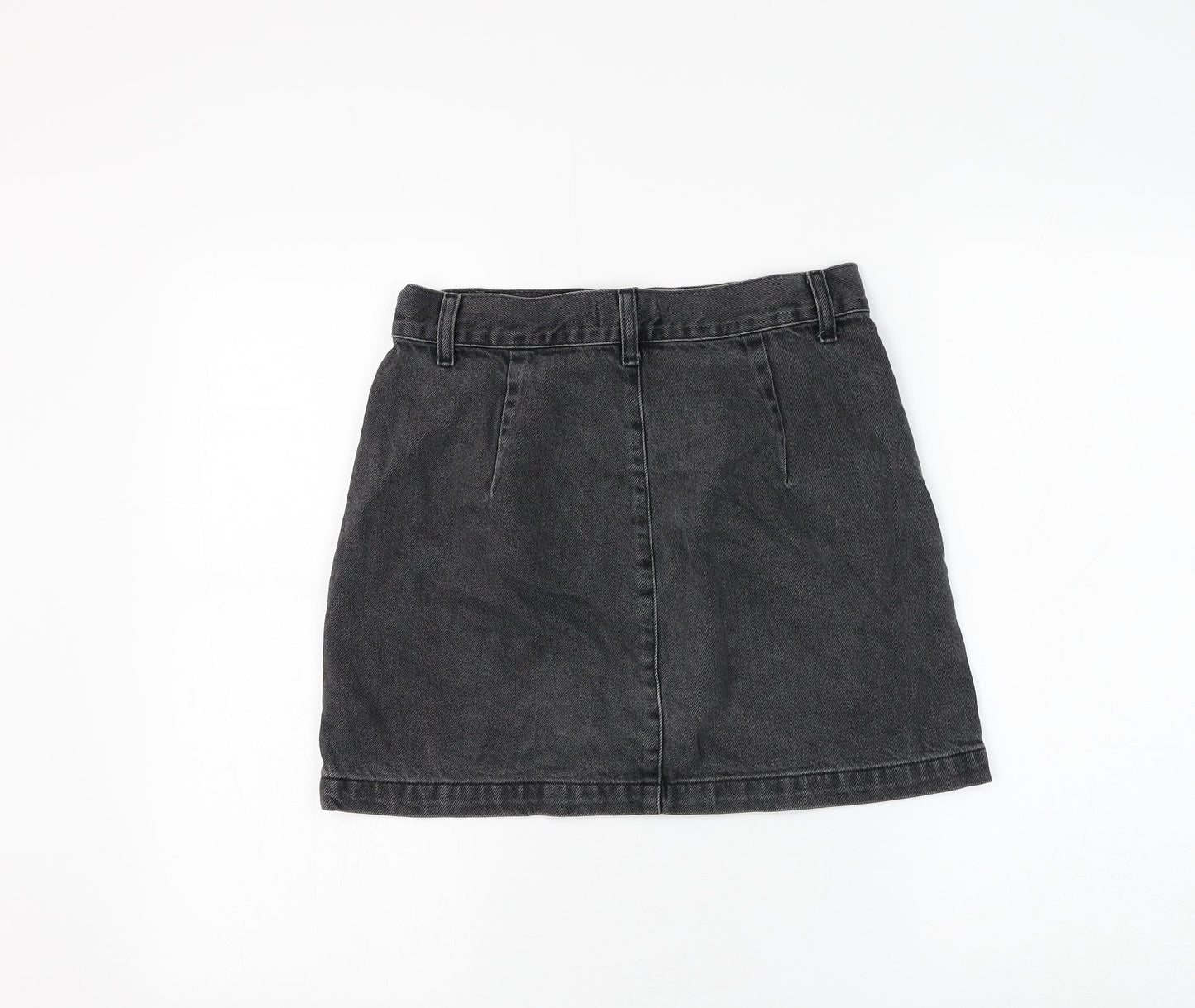 Womens UK Size 10 Topshop A-Line Denim Skirt