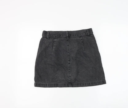 Womens UK Size 10 Topshop A-Line Denim Skirt