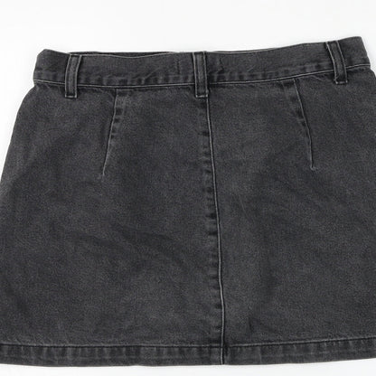 Womens UK Size 10 Topshop A-Line Denim Skirt