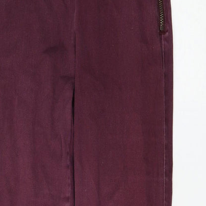 Womens UK Size 10 H&M Regular Fit Skinny Purple Jeans