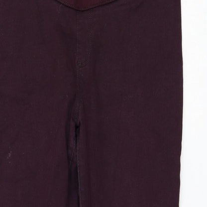 Topshop Womens Purple Cotton Jegging Jeans Size 12 L28 in Regular