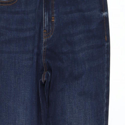 Preworn Womens Blue Polyester Skinny Jeans Size 30 in L28 in Regular Zip